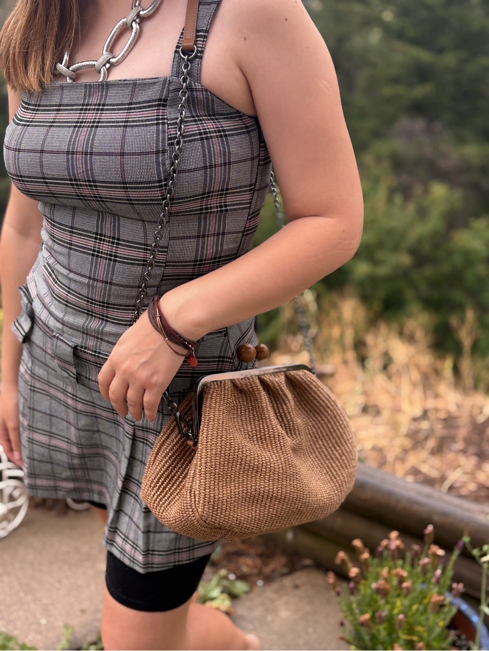 A Original Weekend Max Mara Pasticcino Raffia Bag